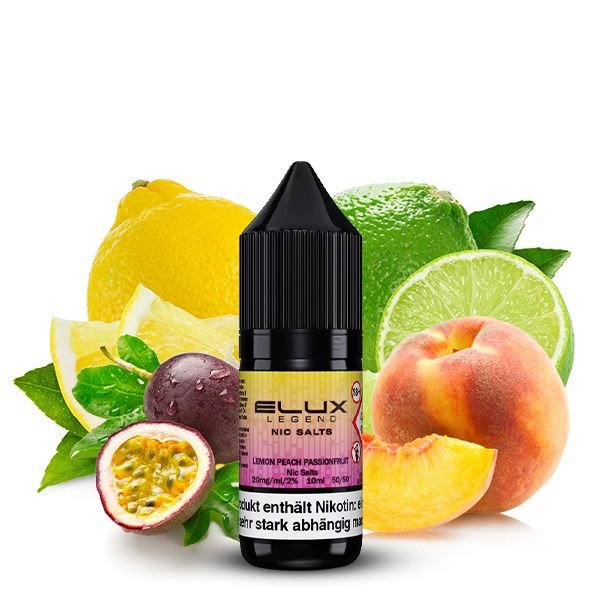 Elux Lemon Peach Passion Nikotinsalz Liquid