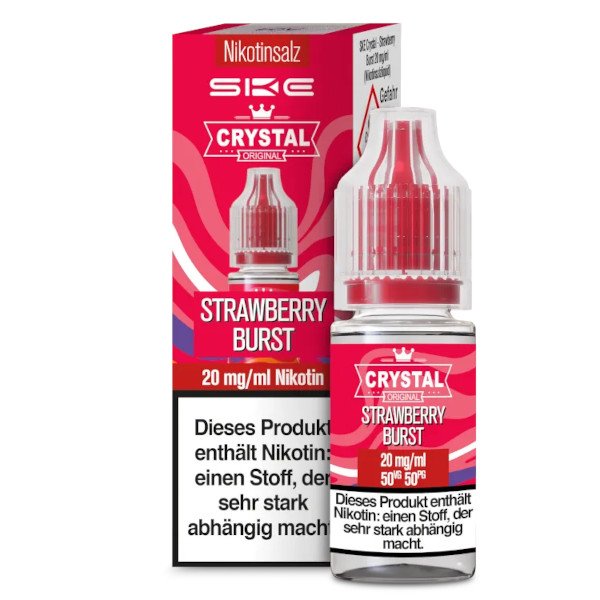 SKE Crystal Strawberry Burst Nikotinsalz Liquid